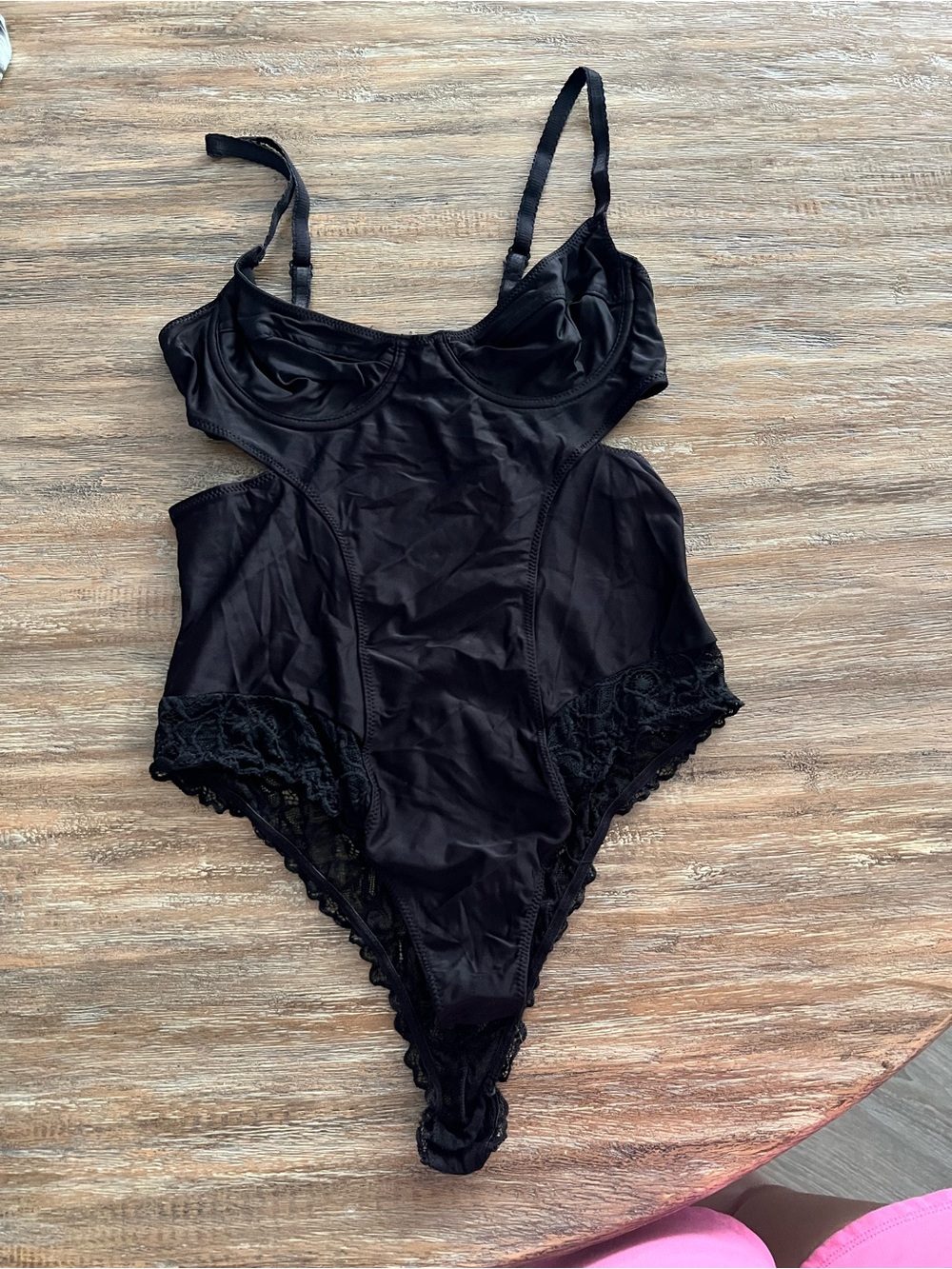 Out from Under - Black Bodysuit
